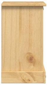 vidaXL Κομοδίνο Corona 35x32,5x58 εκ. από Μασίφ Ξύλο Πεύκου