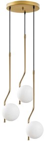 Φωτιστικό Οροφής Tulip 521SHN3469 35x35x110cm 3xE14 40W Gold Opviq