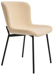 300-335 Καρέκλα Melina Κρέμ 48 x 59 x 80 Κρεμ Μέταλλο, Ύφασμα, 1 Τεμάχιο