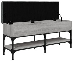 vidaXL Παπουτσοθήκη Γκρι Sonoma 102x32x45εκ. από Επεξεργασμένο Ξύλο