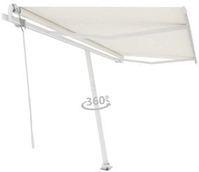 vidaXL Τέντα Αυτόματη Ανεξάρτητη Κρεμ 400 x 350 εκ.