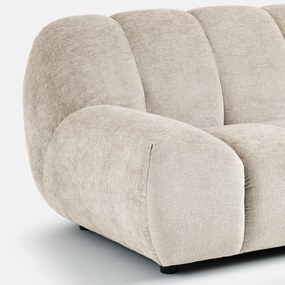 Τριθέσιος καναπές από χοντρό βελούδο, Nuria