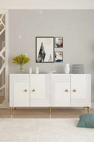 Console Lessi 150 - White, Gold White
Gold
