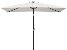 vidaXL Ομπρέλα Ορθογώνια Λευκό της Άμμου 200 x 300 εκ.