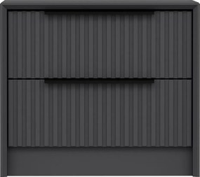 Κομοδίνο Ανθρακί FEFLEL 45x45x53
