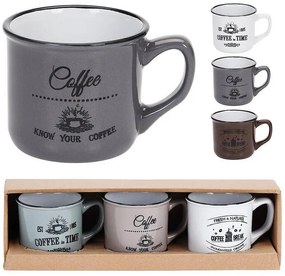 Σετ Κούπες κεραμικές χωρητικότητας 100ml - 3 τεμάχια