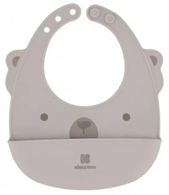 ΣΑΛΙΑΡΑ ΣΙΛΙΚΟΝΗΣ ΜΕ ΨΙΧΟΥΛΟΣΥΛΛΕΚΤΗ - KIKKA BOO SILICONE BIB BEIGE 31303030036