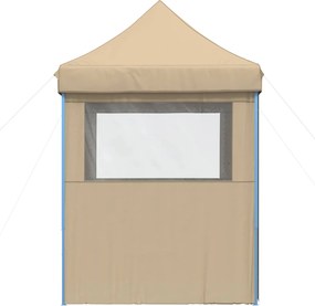 vidaXL Σκηνή Πάρτυ Μπεζ 200 x 200 x 306 εκ. Ύφασμα Όξφορντ