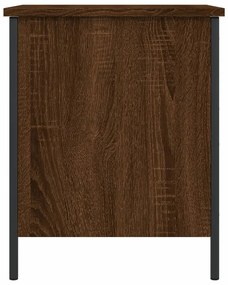 vidaXL Παγκάκι Αποθήκευσης Καφέ Δρυς 40x42,5x50 εκ. από Επεξ. Ξύλο