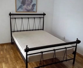 Κρεβάτι Ν34 για στρώμα 160χ200 υπέρδιπλο με επιλογές χρωμάτων