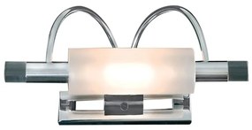 Φωτιστικό Τοίχου - Απλίκα 77-1055 W8933/1L Cylinder Chrome Homelighting Glass