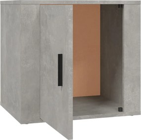 vidaXL Κομοδίνα Γκρι Σκυροδέματος 50x39x47 εκ.