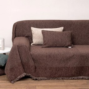 Μαξιλάρι Διακοσμητικό (Με Γέμιση) 2213 Brown Viopros 32x52 Chenille