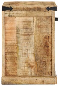 vidaXL Πάγκος για Παπούτσια 110x35x50 cm Μασίφ Ξύλο Μάνγκο