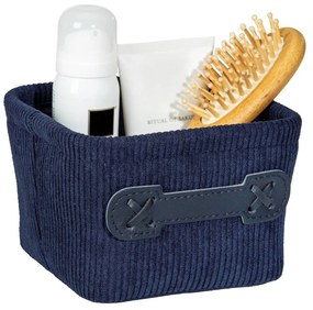 Καλάθι Αποθήκευσης (14x9x14) Wenko Anela Dark Blue 25532100