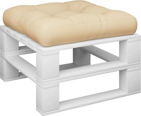 vidaXL Μαξιλάρι Παλέτας Μπεζ 50 x 50 x 12 εκ. Υφασμάτινο