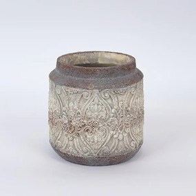 ΚΑΣΠΩ  ΤΣΙΜΕΝΤΕΝΙΟ ΓΚΡΙ - ΜΠΕΖ 18x18x19cm|752-18058