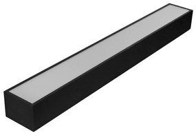 Adeleq Φωτιστικό LED Αλουμινίου Γραμμικό 18W 230V 4000K 60cm Μαύρο 21-601811