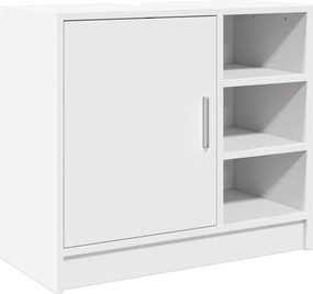 vidaXL Ντουλάπι Νιπτήρα Λευκό 63x29x55 εκ. Επεξ. Ξύλο