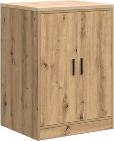 vidaXL ντουλάπι αποθήκευσης γκαράζ 60x51x85 εκ μασίφ ξύλο πεύκο