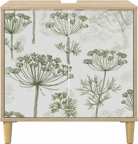 vidaXL Ντουλάπι Μπάνιου GOTHA Sonoma 60 x 40 x 60 εκ