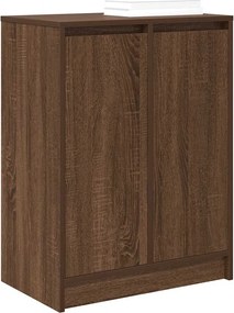 vidaXL Παπουτσοθήκη Καφέ Δρυς 57x34x76 εκ. από Επεξεργασμένο Ξύλο