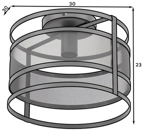 Πλαφονιέρα οροφής Sufitowa Gormar Μονόφωτη