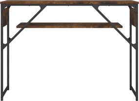 vidaXL Τραπέζι Κονσόλα Καπνιστή Δρυς 105 x 30 x 75 εκ. Επεξεργ. Ξύλο