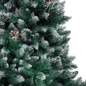 vidaXL Τεχνητό Χριστουγεννιάτικο Δέντρο με 300 LED Πράσινο 180 cm