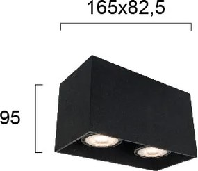Σποτ Δίφωτο Viokef Dice Black 4279801
