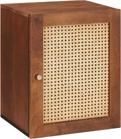 vidaXL Ντουλάπι Μπάνιου Καφέ 38 x 33,5 x 48 εκ. Επεξεργασμένο ξύλο