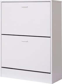 Παπουτσοθήκη Με 2 Ράφια/12 Θέσεων (63x24x80) Spitishop Slimline White