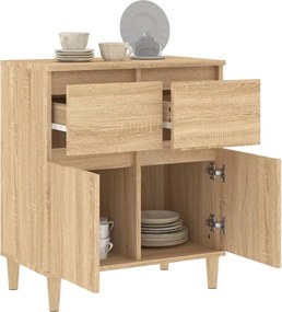 vidaXL Συρταριέρα Sonoma Δρυς 60x35x70 εκ. Επεξεργασμένο Ξύλο