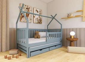 TYTUS 90x190 grey teepee bunk bed Lano Furniture