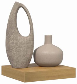 vidaXL Ράφι Τοίχου Επιτοίχιο Καφέ 23 x 23,5 x 4 εκ Επεξεργασμένο ξύλο