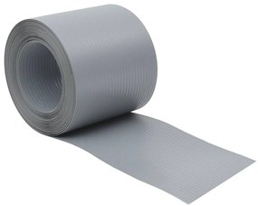 Περιφράξεις Προστατευτικές 10 Τεμ. Γκρι 252,5 x 19 εκ. από PVC - Γκρι