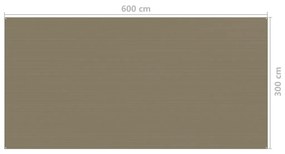 ΧΑΛΙ ΣΚΗΝΗΣ TAUPE 300 X 600 ΕΚ. 310750