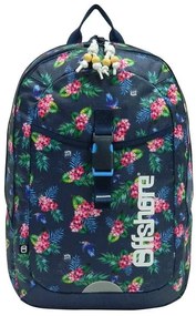 Bagtrotter τσάντα πλάτης λουλούδια μπλε με 2 θήκες 49x33x12εκ.  τμχ.