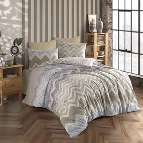 Σεντόνια Αθηνά 406 (Σετ 4τμχ) Beige DimCol Queen Size 220x240cm Cotton-Polyester