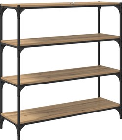 vidaXL Βιβλιοθήκη 3 επιπέδων 100 x 33 x 100 εκ. Artisan Oak