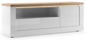 Έπιπλο Τηλεόρασης Ανθρακί Οξειδωμένο 121x43x57