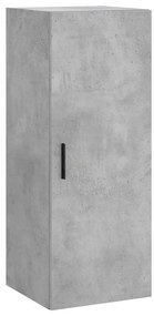 vidaXL Ντουλάπι Γκρι Σκυροδέματος 34,5x34x180 εκ. Επεξεργασμένο Ξύλο