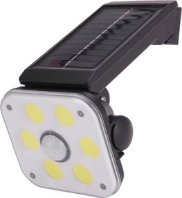 LF-1750B Ηλιακό Φωτιστικό Επιτοίχιας Τοποθέτησης με Ανιχνευτή Κίνησης σε Μαύρο Χρώμα DRW-04001750