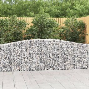 vidaXL Συρματοκιβώτια Τοξωτά 15 τεμ. 400x30x80/100 εκ. Γαλβαν. Ατσάλι
