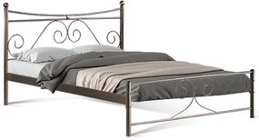 Μεταλλικό Κρεβάτι Erato Fylliana Καφέ 150x200 εκ. 158x208x105 εκ.
