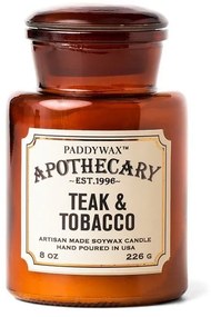 Κερί Σόγιας Αρωματικό Apothecary Teak And Tobacco 226gr Paddywax Κερί Σόγιας