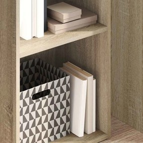 vidaXL Βιβλιοθήκη Sonoma Δρυς 40x30x152 εκ. από Επεξεργασμένο Ξύλο