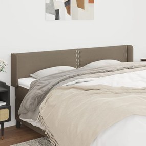 vidaXL Κεφαλάρι με Πτερύγια Taupe 163x16x78/88 εκ. Υφασμάτινο
