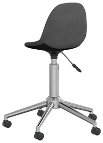 vidaXL 3086063  Swivel Dining Chairs 6 pcs Dark Grey Fabric (3x333466)