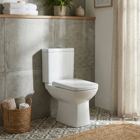 Creavit Quadro 3100 White - Λεκάνη με Καζανάκι